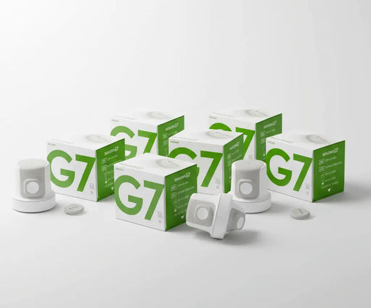 Dexcom G7 continuous glucose monitoring sensor for blood sugar tracking