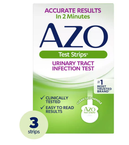 AZO UTI test strips for at-home urinary tract infection detection