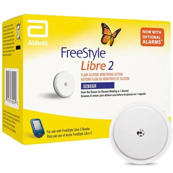 FreeStyle Libre 2 continuous glucose monitoring sensors