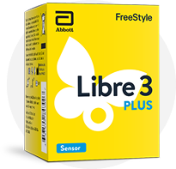 FreeStyle Libre 3 Plus continuous glucose monitoring sensor