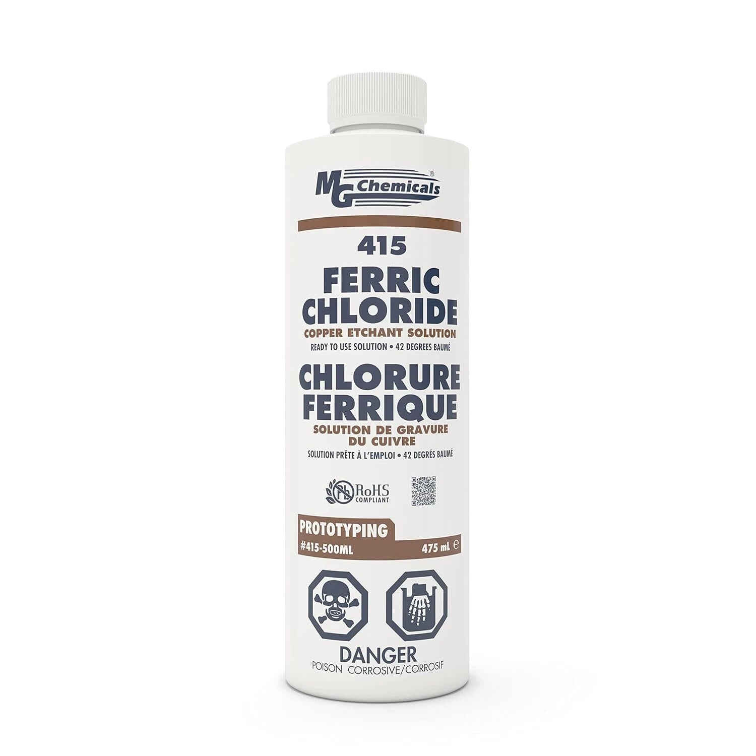 MG Chemicals 415 ferric chloride copper etchant solution 475ml