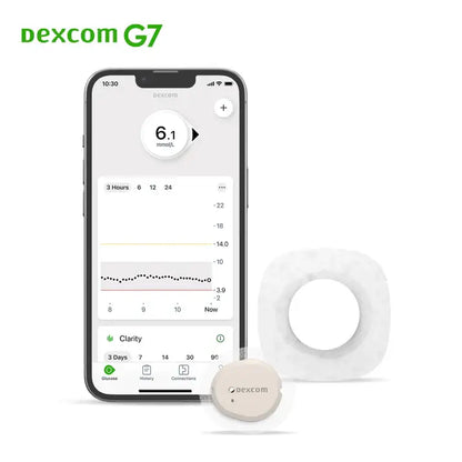 Dexcom G7 CGM sensor for easy at-home glucose monitoring