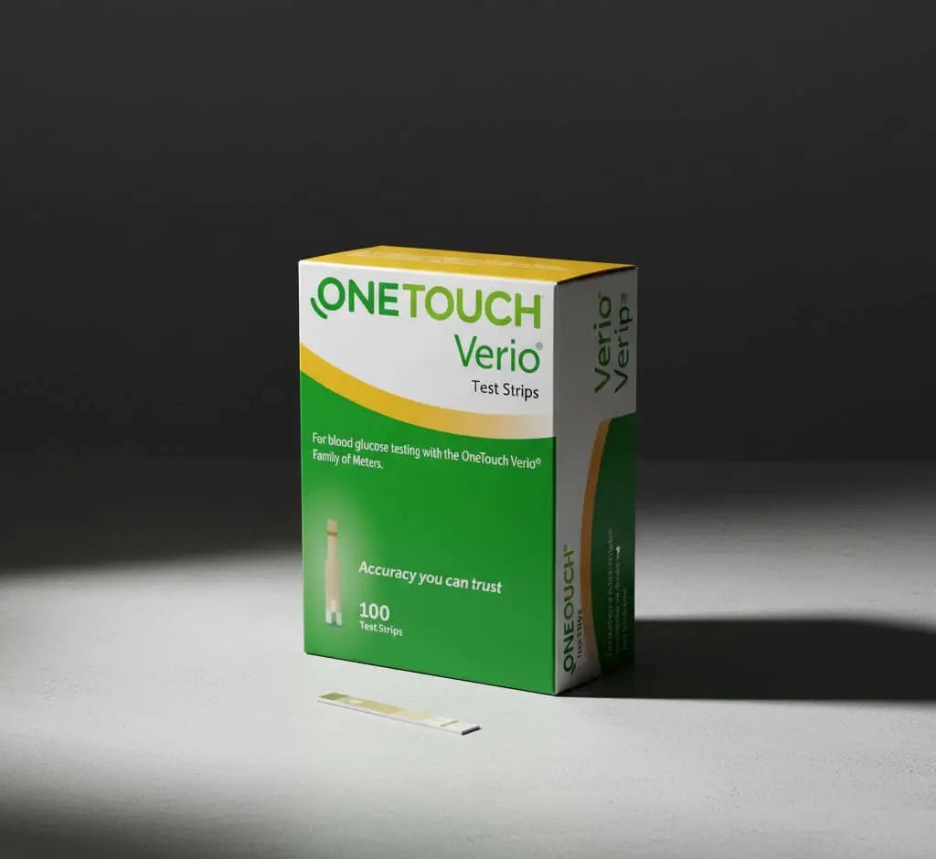 OneTouch Verio glucose test strips 100 pack for accurate tracking